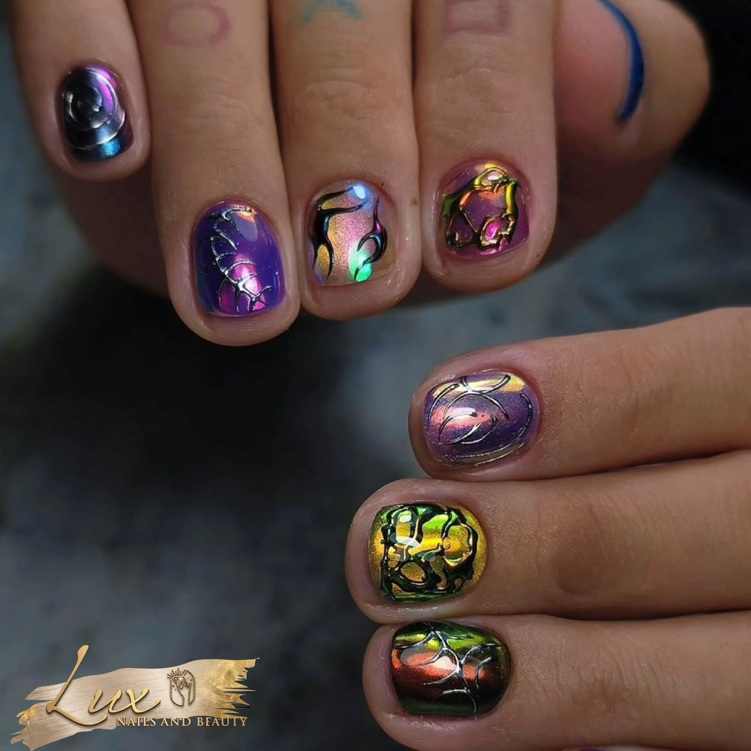 Ladies nails art